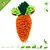Snuffle mat Carrot 35 cm