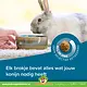 Beaphar Karma dla królików Beaphar Care+ Rabbit – granulki typu „wszystko w jednym” o wysokiej zawartości błonnika (25% błonnika)