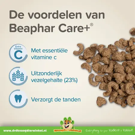 Beaphar Aliments Care Plus pour cobayes - Nutrition saine pour cobayes