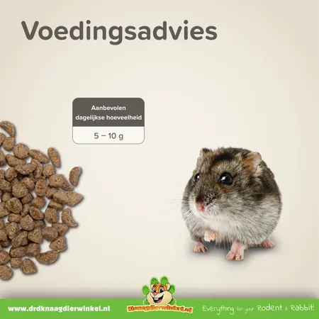 Beaphar Aliment complet en granulés pour hamsters nains Care+