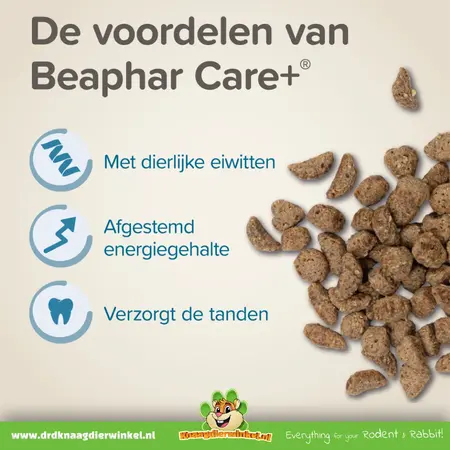 Beaphar Alimento Care+ para hámsteres enanos, todo en uno.