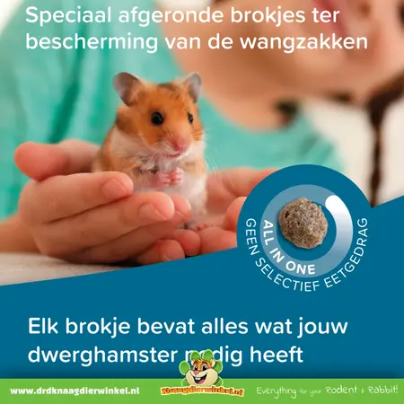 Beaphar Care+ Dwarf Hamster Food, granulki typu „wszystko w jednym”