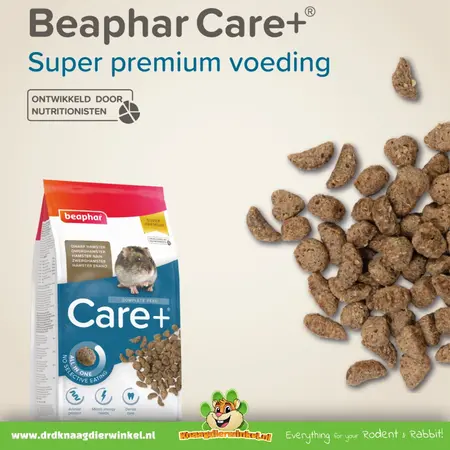 Beaphar Care+ Dwarf Hamster Food, granulki typu „wszystko w jednym”