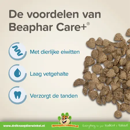 Beaphar Care Plus Muizenvoer en Gerbilvoer 500 gram
