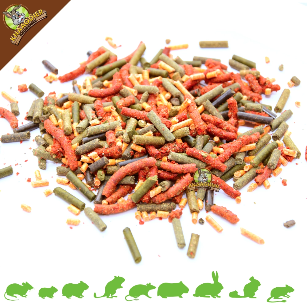 Knaagdier Kruidenier Pellets Vegetable Explosion Mix: sabrosos y saludables para tu roedor