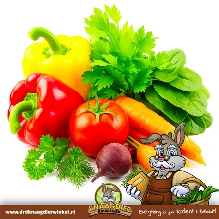 Knaagdier Kruidenier Granulés « Explosion de légumes » – Savoureux et sains pour votre rongeur