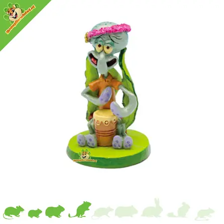 Aménagement hamster Bob l'éponge : décorations et cachettes uniques pour petits rongeurs