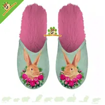 Chaussons Lapin Rose