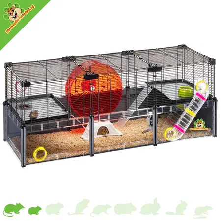 Ferplast Jaula para hámster Multipla Hamster Grande 100 cm ¡para roedores!