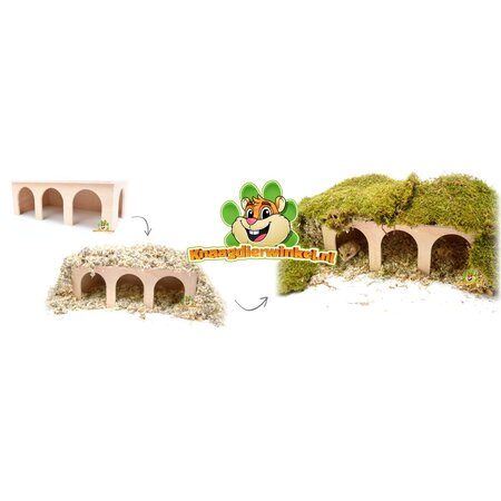 Elmato OUTLET Guinea Pig Station House Blank & Watchbox for Rodents!