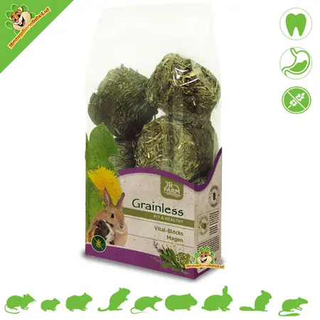 JR Farm SALUD Sin Grano Vital HayChunks Estómago