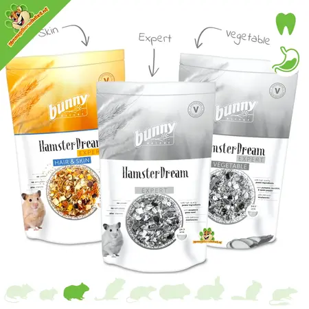 Bunny Nature Alimento para hámster Hamster Dream Expert, 500 gramos.
