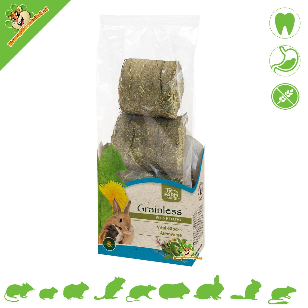 JR Farm Getreidelose HEALTH Vital HayChunks Respiratory