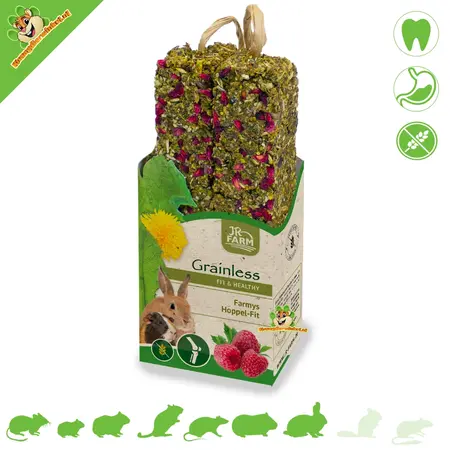 JR Farm Getreidefreies Gesundheits-Hüpf-Fitness-Produkt von Farmys mit Himbeergeschmack