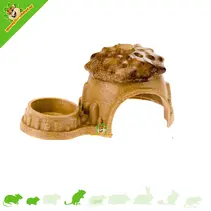 Veggie Bites Haus mit Futternapf 19 cm