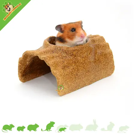 Tronco Veggie Bites de 15,5 cm para roedores pequeños