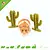 Ferplast Veggie Bites Cactus 9 cm (2 piezas)