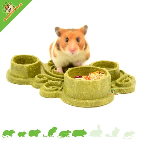 Natural Veggie Bites Veggie Foraging Futternäpfe für Nagetiere und Kaninchen