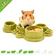 Ferplast Natural Veggie Bites Veggie Foraging Food Bowls for Rodents and Rabbits