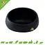 Quapas! Ceramic Slanted Feeding and Drinking Bowl Black 17 cm