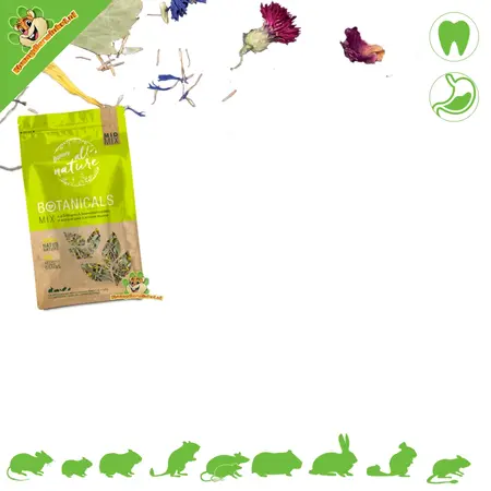 Bunny Nature BOTANICALS Mid Mix – Naturel, à consommer comme collation ou aliment complet