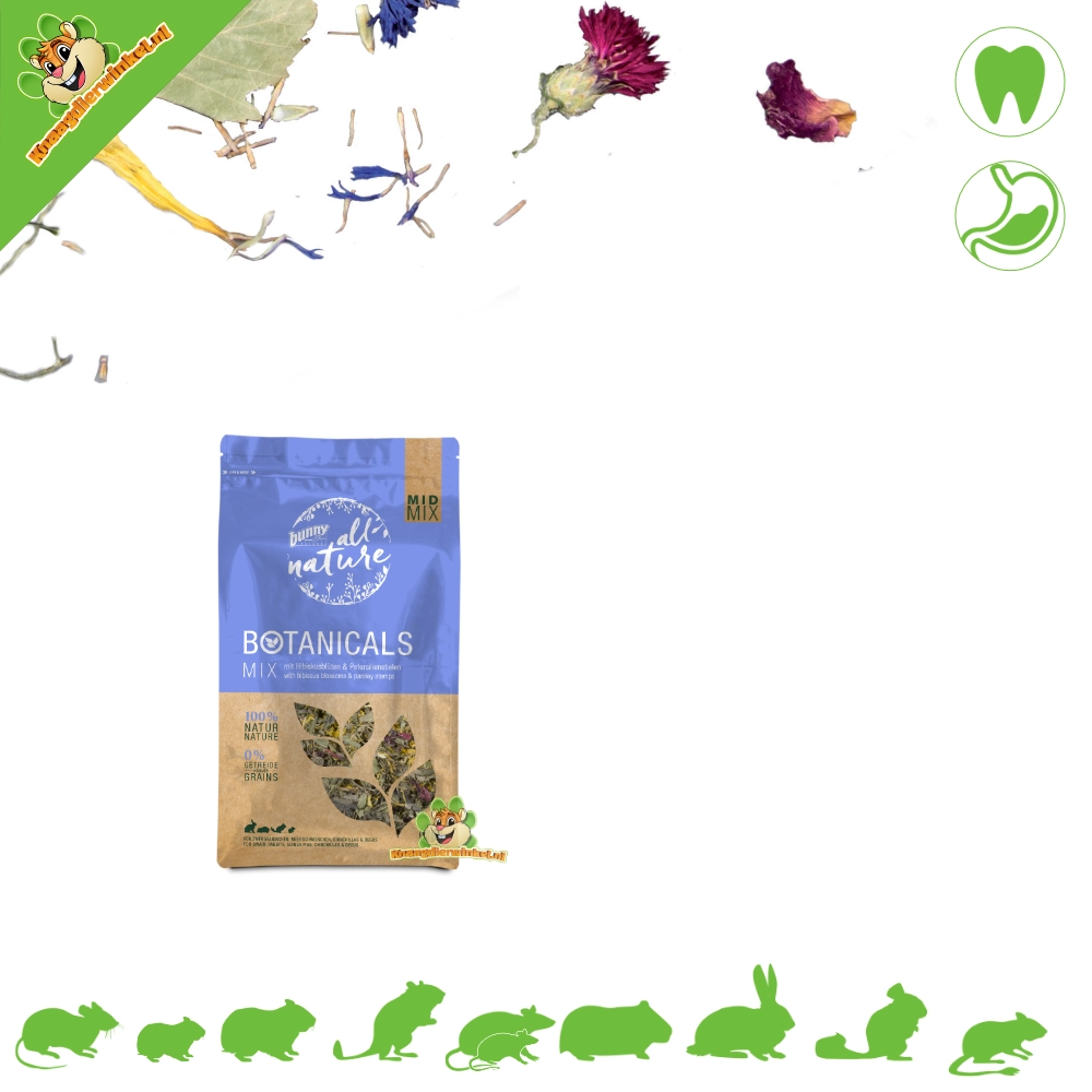 Botanicals Mid Mix - Echinacea & Sonnenblumenblüten 140 g | Bunny Nature