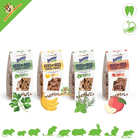 Bunny Nature Bunny Nature Crunchy Cracker – Gesunder und knuspriger Snack mit Inulin