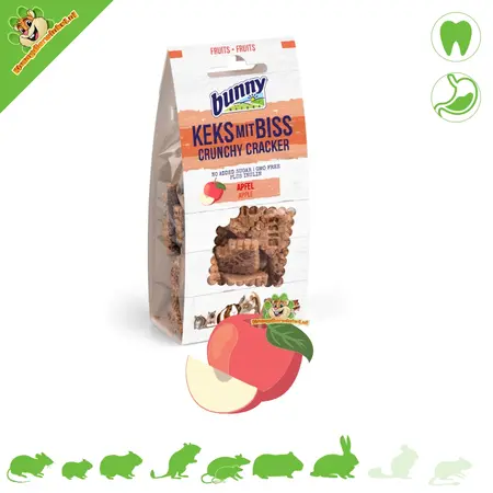 Bunny Nature Bunny Nature Crunchy Cracker – Gesunder und knuspriger Snack mit Inulin