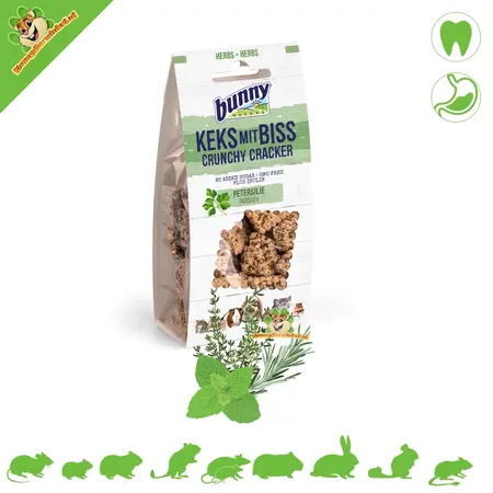 Bunny Nature Bunny Nature Crunchy Cracker – Gesunder und knuspriger Snack mit Inulin