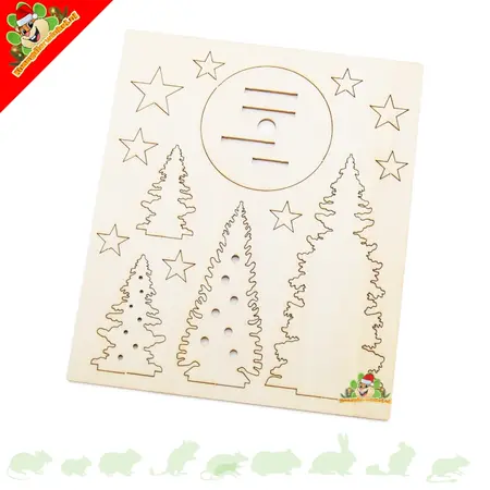 DIY Hamsterscaping Christmas Trees and Stars – Natural Christmas Decorations