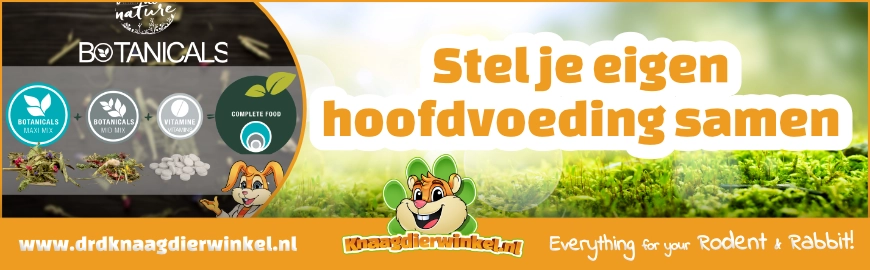 Botanicals Kruiden als Snack of Volledige Voeding voor Knaagdieren en Konijnen