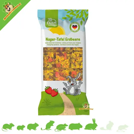 JR Farm Bloc de fraises 125 grammes