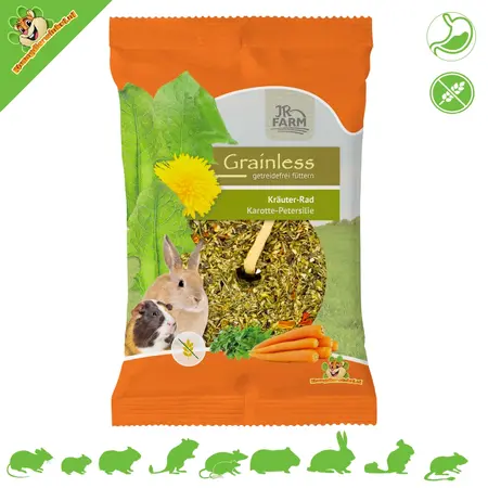 JR Farm Roue d'herbes sans grains Carotte et persil