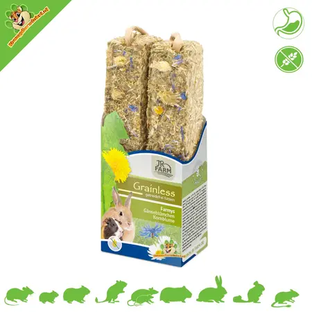 JR Farm Bâtonnets de marguerite et de bleuet Farmys sans grains
