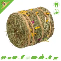 Hay bale with flowers 500 grams