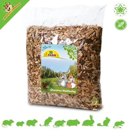 JR Farm Sensación de bosque de basura con cobertura del suelo de piñas