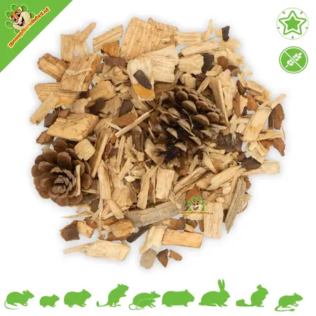 JR Farm Capa superior comestible Bosgevoel para roedores y conejos