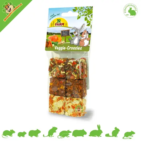 JR Farm Veggie Crossies Vegetable Snack 100 grams