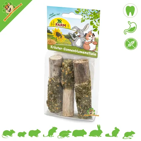 JR Farm Tiges de tournesol aux herbes ou au millet