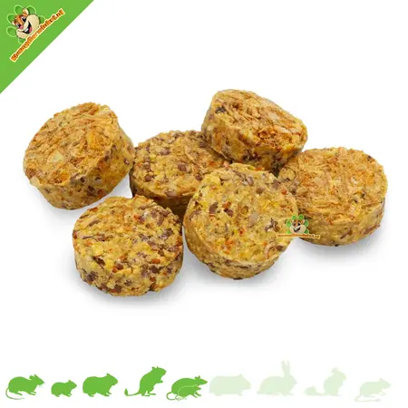 JR Farm Galletas de camarones para roedores proteínicos