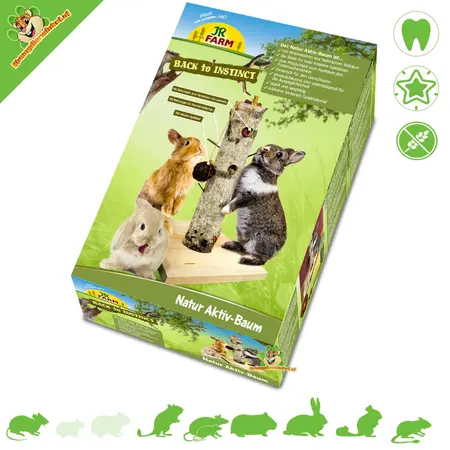 JR Farm Back to Instinct Nature Active-Tree voor Knaagdieren & Konijnen