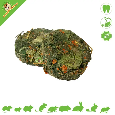 JR Farm Panecillos de hierbas sin cereales con ortiga y zanahoria