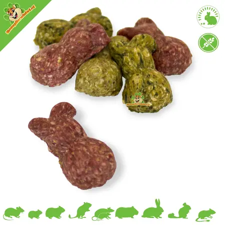 JR Farm Bezziarniste Króliczki Nibble 150 gramów