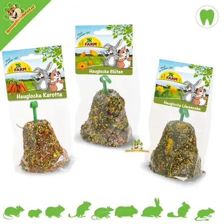 JR Farm Kruiden, Bloemen & Wortel Hooi Bel 125 gram