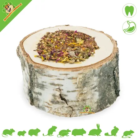 JR Farm Tarro de madera para especias de 120 gramos