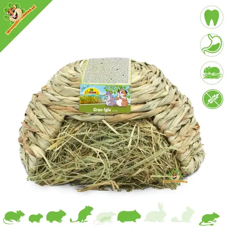 JR Farm Grass Igloo for Rodents