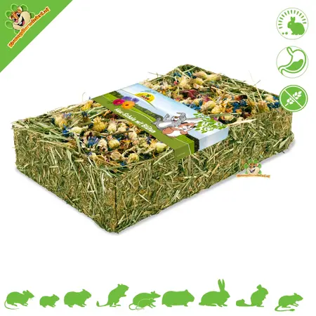 JR Farm ¡Comedero de heno sin cereales para roedores y conejos!