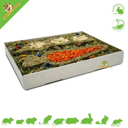 JR Farm ¡Caja de verduras para roedores y conejos!