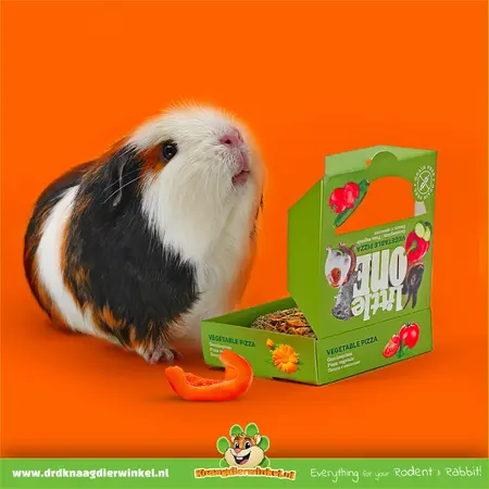 Mealberry Getreidefreie Gemüsepizza von Little One für Nagetiere und Kaninchen!