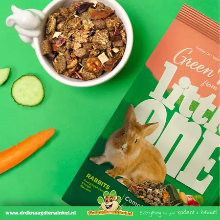 Mealberry Alimento para conejos Mealberry Little One Green Valley sin cereales, 750 gramos